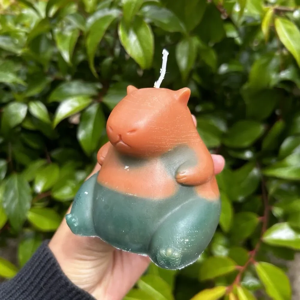 Capybara Candle/ Handmade Candle/ Hamster Candle/ Rodent Candle/ Christmas Gift